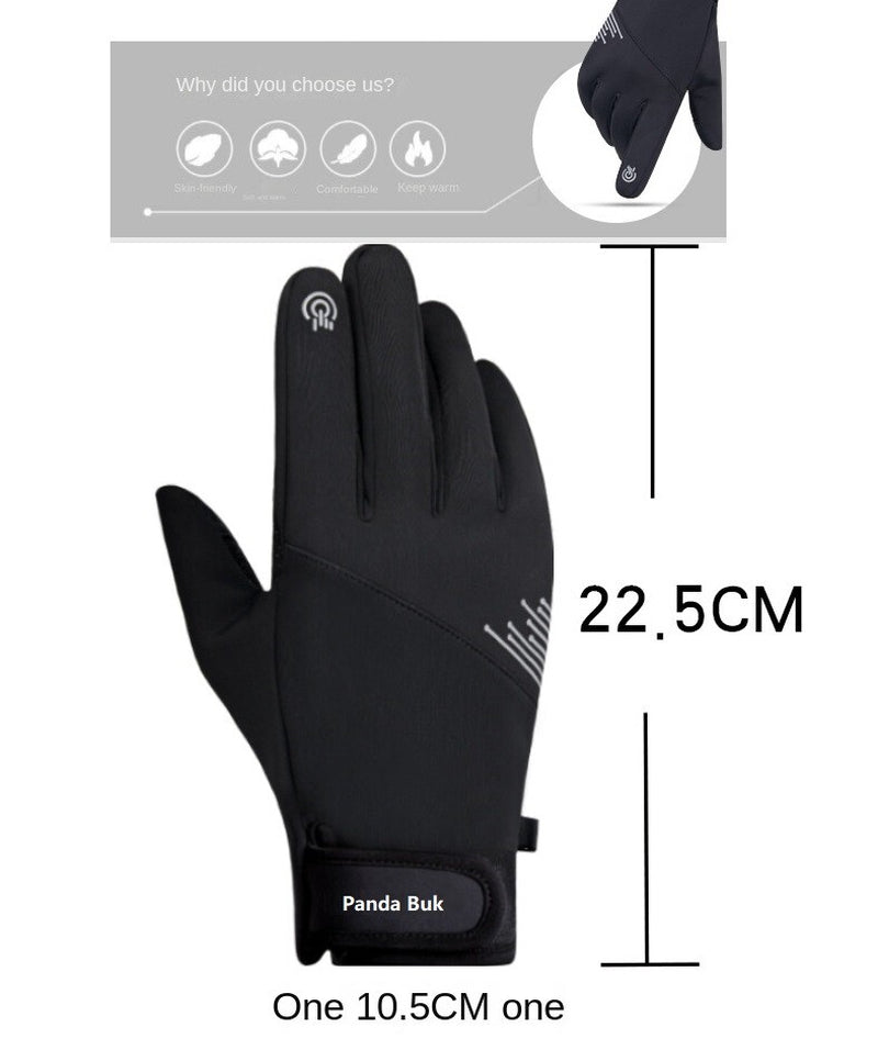 Winter Gloves Waterproof Thermal Touch Screen Thermal Windproof Warm Gloves