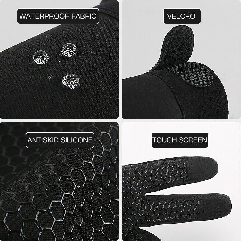 Winter Gloves Waterproof Thermal Touch Screen Thermal Windproof Warm Gloves