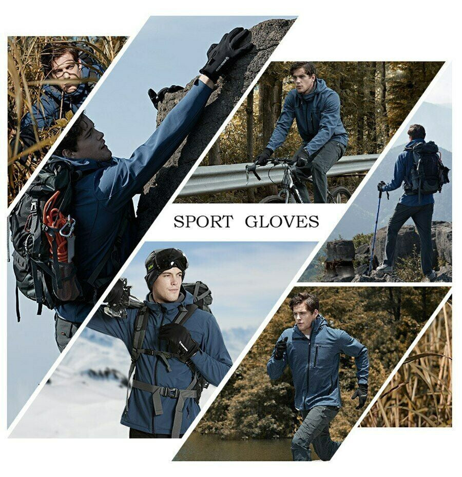 Winter Gloves Waterproof Thermal Touch Screen Thermal Windproof Warm Gloves