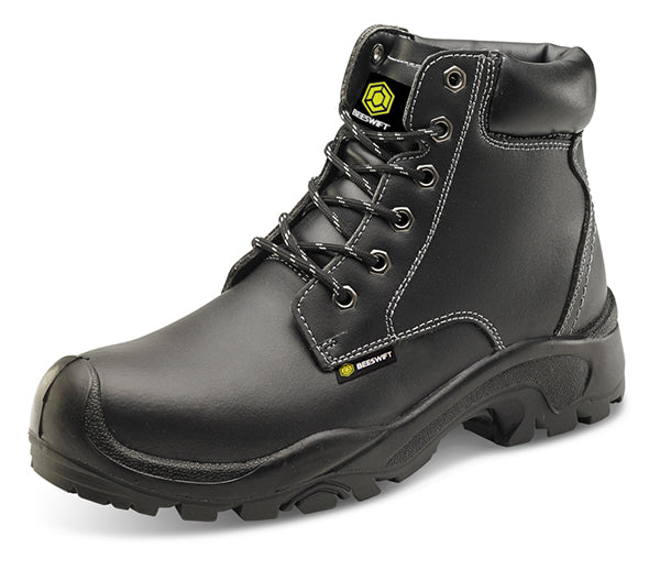 Beeswift SteelPro S3 Work Boots – Black